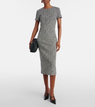 Giugno cotton and wool-blend midi dress | Max Mara