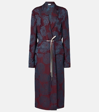 Printed wrap coat | Dries Van Noten