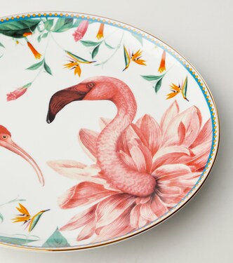 Birdbloom porcelain decorative plate | La DoubleJ