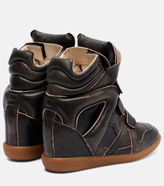 Bekett leather high-top sneakers | Isabel Marant