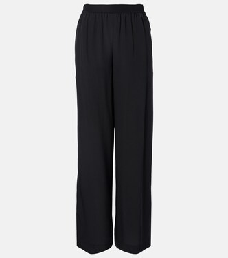 Hulin silk crêpe de soie wide-leg pants | Joseph