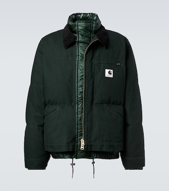 x Carhartt cotton canvas down jacket | Sacai