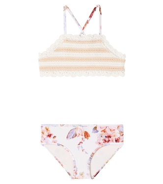 Bikini Awaken de croché floral | Zimmermann Kids