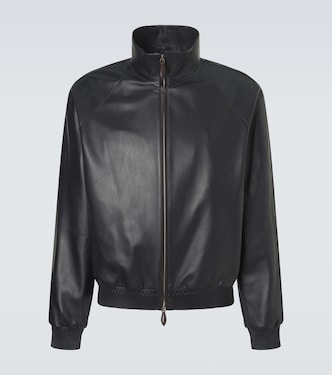 Veste blouson en cuir | Berluti