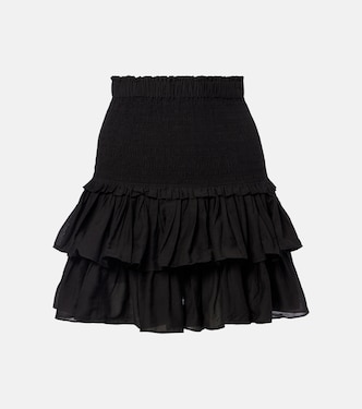 Naomi tiered cotton-blend miniskirt | Marant Etoile