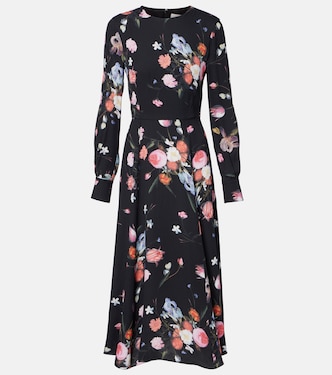 Midikleid aus Crêpe | Erdem