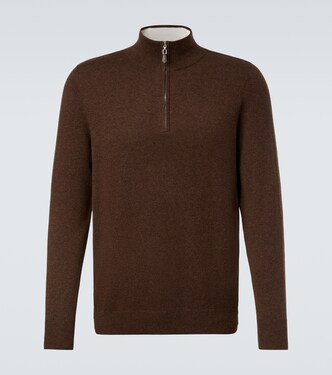 Mr Fenchurch cashmere half-zip sweater | Arch4