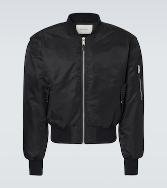Uniform cropped bomber jacket | Entire Studios