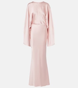 Reverse Obie satin gown | Norma Kamali