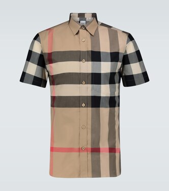 Camicia Burberry Check in popeline di cotone  | Burberry