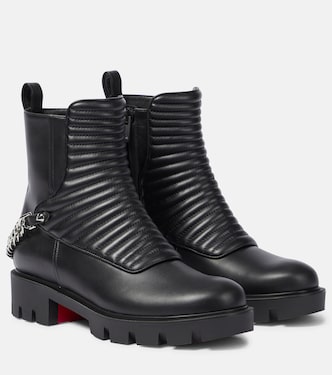 Botas de combate Maddic Max de piel | Christian Louboutin