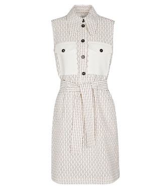 Mini-robe à carreaux en coton mélangé | Victoria Victoria Beckham