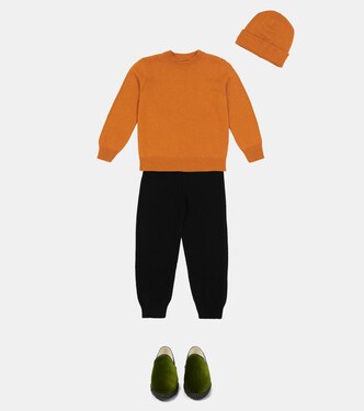 Mocassins Friulane en velours | The Row Kids