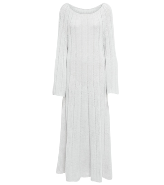 Robe midi en laine et cachemire | Khaite