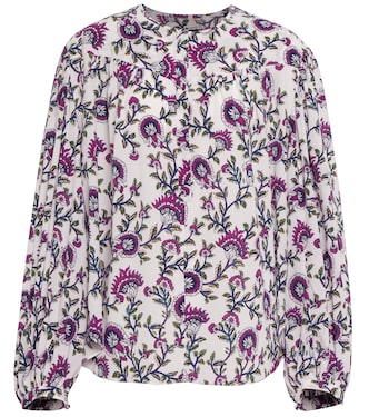 Blusa Brunille en mezcla de seda | Isabel Marant