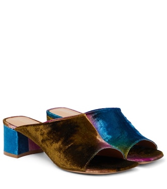 Sandali in velluto | Dries Van Noten