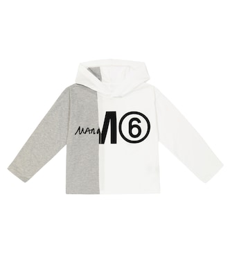 Sudadera con capucha de algodón con logo | MM6 Maison Margiela Kids