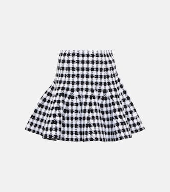 Checked miniskirt | Alaïa