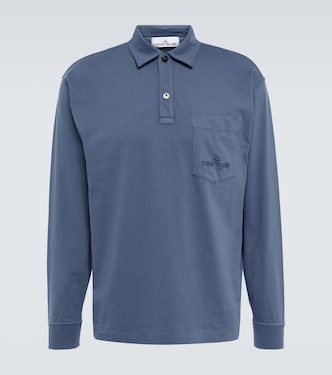 Polo in cotone a maniche lunghe | Stone Island