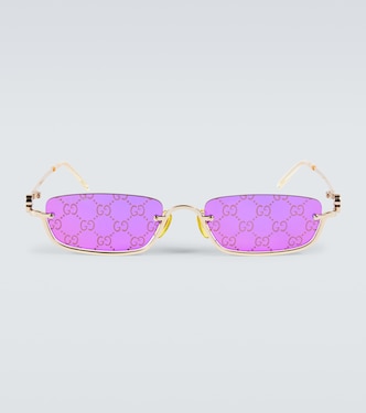 Occhiali da sole GG rettangolari | Gucci