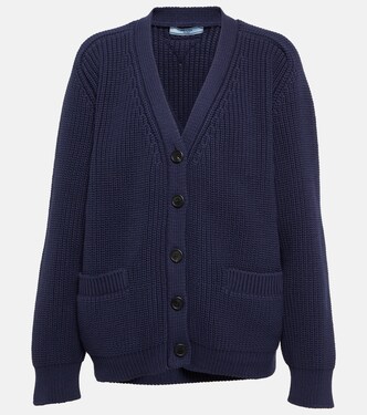 Cardigan aus einem Baumwollgemisch | Prada