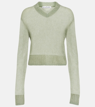 Jersey en mezcla de mohair calado | Acne Studios