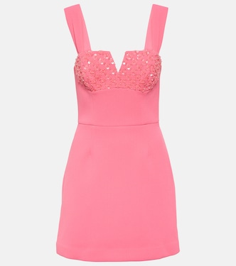 Marie embellished crêpe minidress | Rebecca Vallance