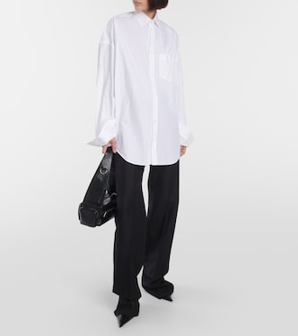 Camicia in cotone con logo | Balenciaga
