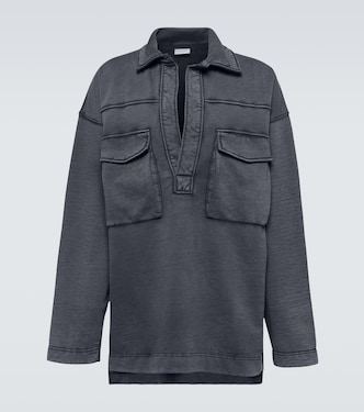 Felpa oversize Hassette in jersey di cotone | Dries Van Noten