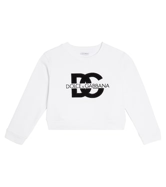 Sudadera DG de jersey de algodón | Dolce&Gabbana Kids