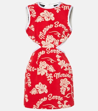Miniabito in jacquard con cut-out | Marine Serre