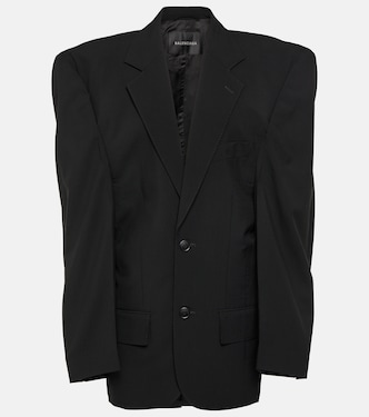 Oversize-Blazer Cut Away aus Wolle | Balenciaga