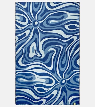 Marmo wool and silk blanket | Pucci