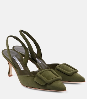 Pumps slingback Maysli in suede | Manolo Blahnik