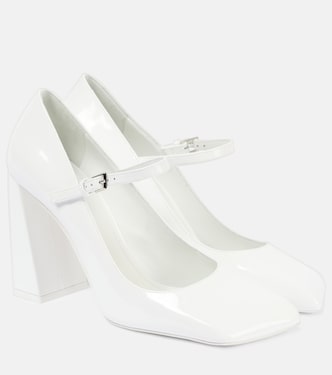 Pumps Mary Jane Charlotte 95 in vernice | Amina Muaddi