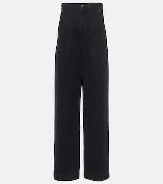 Hewitt high-rise straight jeans | Khaite