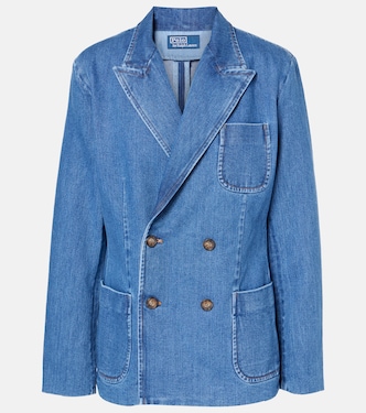Double-breasted denim blazer | Polo Ralph Lauren