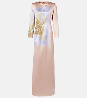 Sequined cotton and silk gown | Dries Van Noten