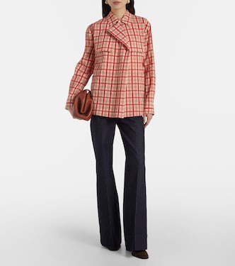 Chemise en coton à carreaux | Bottega Veneta