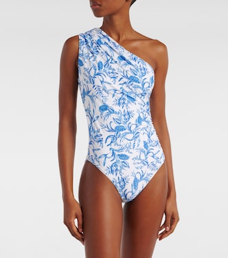Arizona printed one-shoulder swimsuit | Melissa Odabash