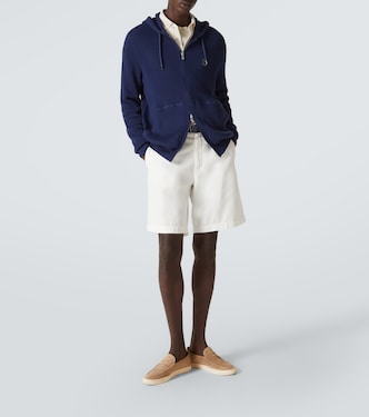 Sudadera con capucha de algodón | Brunello Cucinelli