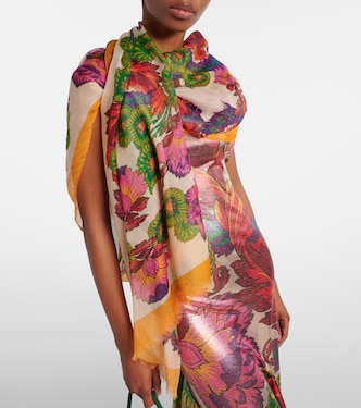 Foulard con stampa floreale | Etro