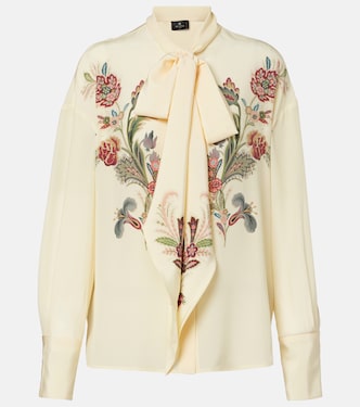 Floral silk blouse | Etro