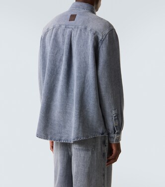 Cotton and linen canvas shirt | Loewe