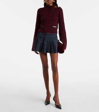 Bow-detail wool and cashmere sweater | Patou
