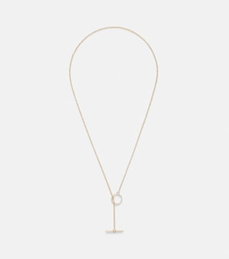 10kt gold necklace with diamonds | Stone and Strand