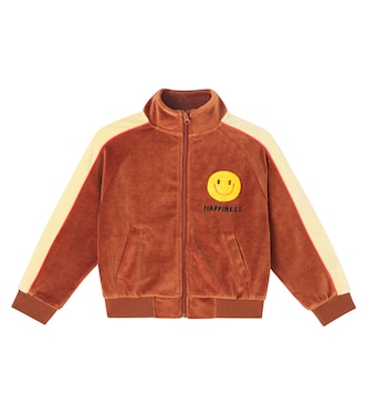 Happiness cotton-blend velour sweatshirt | Jellymallow