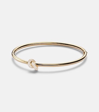 Legacy Knot 18kt gold bracelet with diamonds | Engelbert