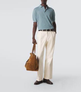 棉质珠地布Polo衫 | Lardini