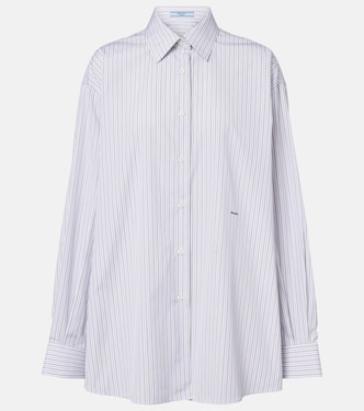 Oversize-Hemd aus Baumwollpopeline | Prada